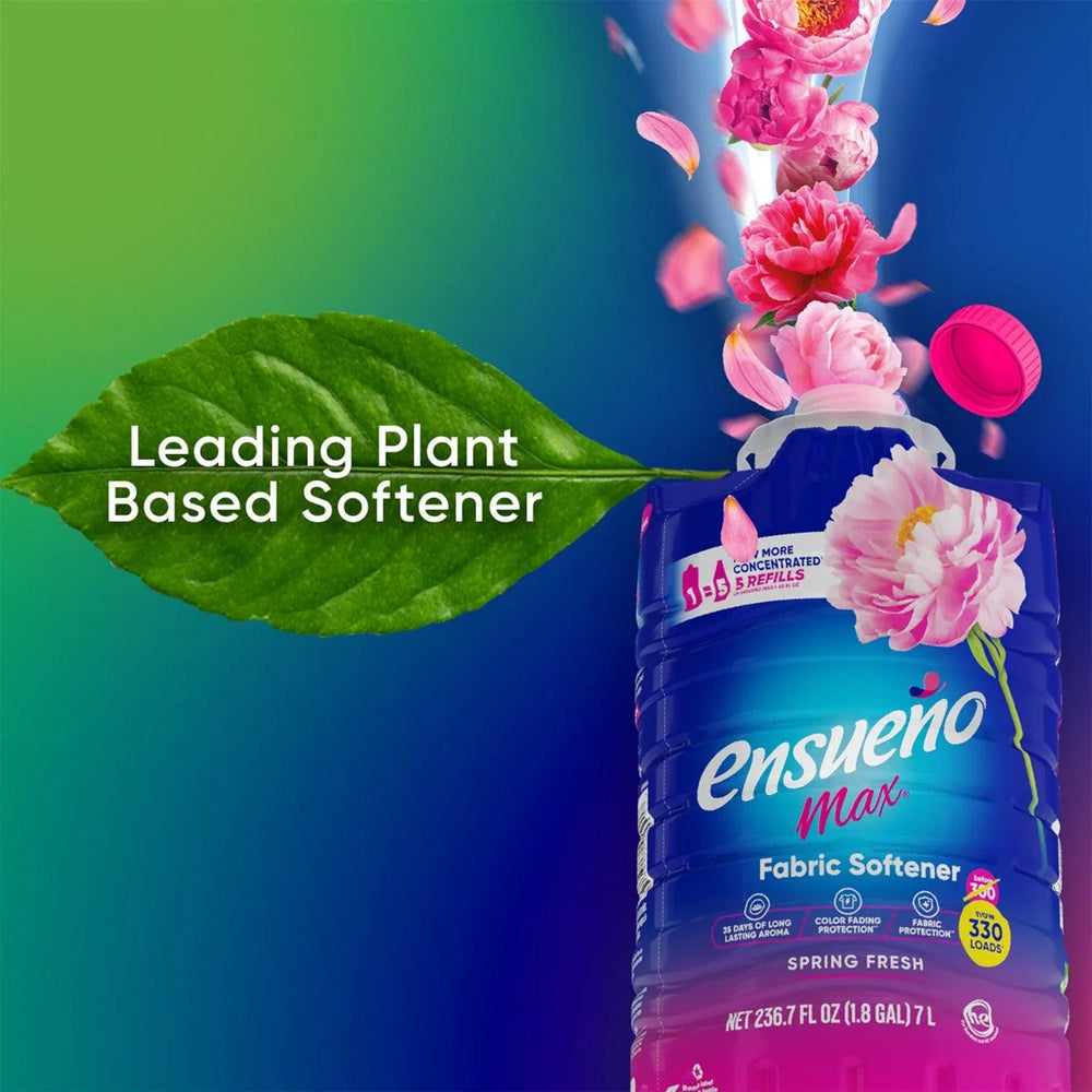 EnsueÃ±o Max Liquid Fabric Softener, Spring Fresh 330 loads, 236 fl. oz. - USA MEGA SHOP