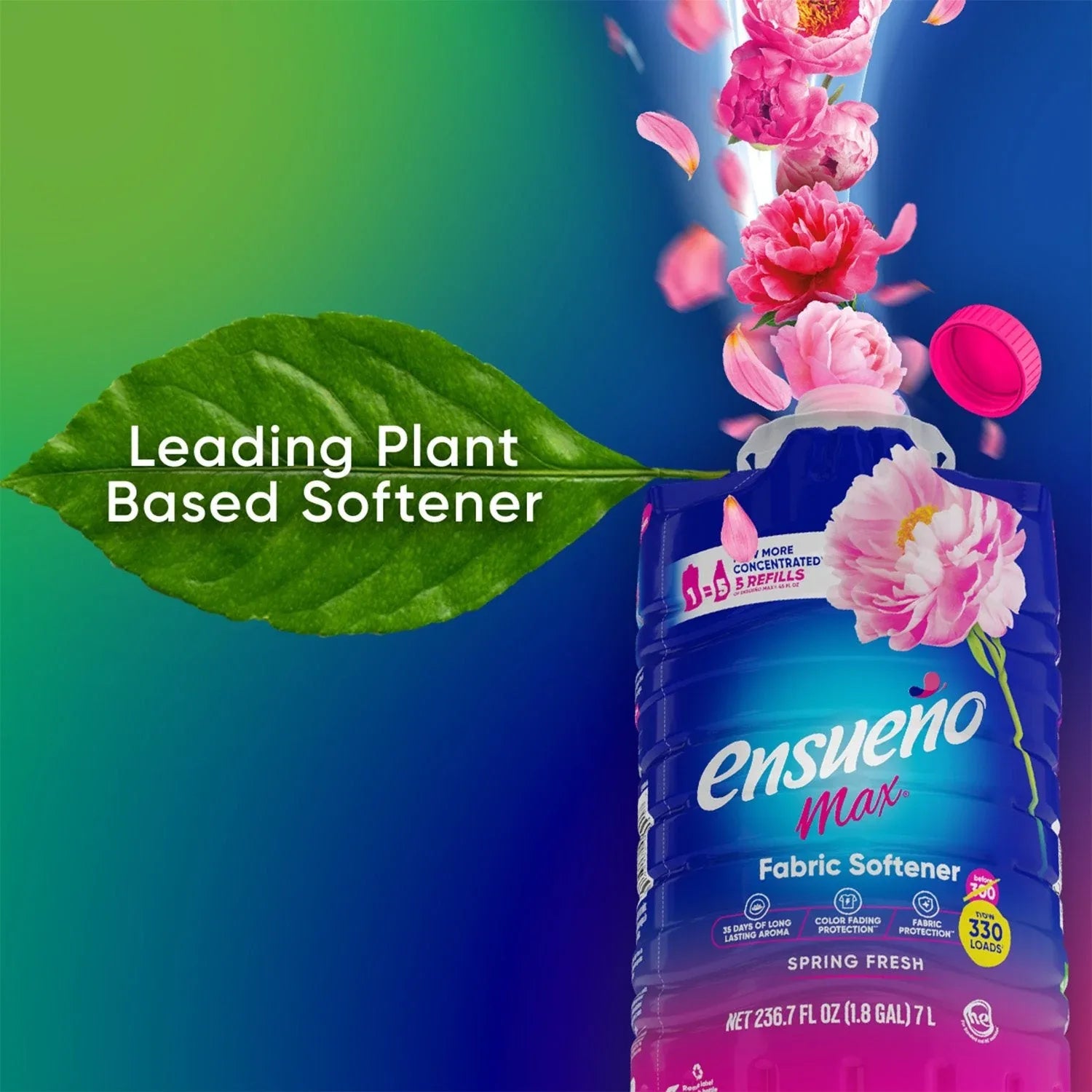 EnsueÃ±o Max Liquid Fabric Softener, Spring Fresh 330 loads, 236 fl. oz. - USA MEGA SHOP
