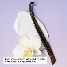 Vanilla bean and orchid with eos pre-shave body scrub