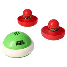 Hover shell strike game set: red and green hovering discs with dome tops