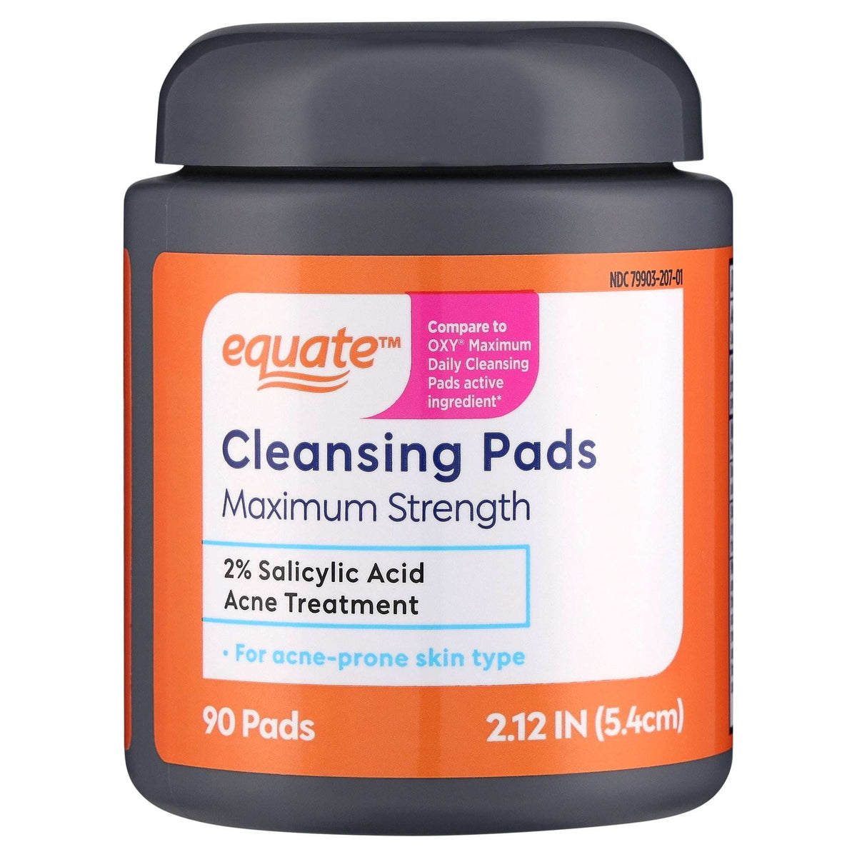 Equate Maximum Strength Cleansing Pads, 90 Count