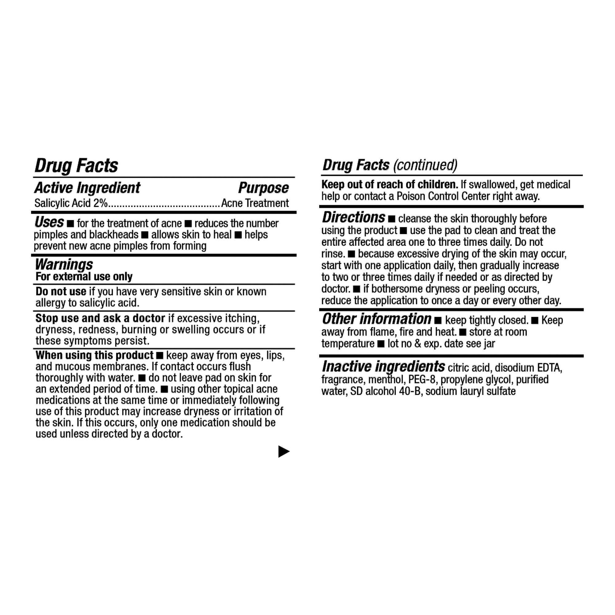 Equate Maximum Strength Cleansing Pads, 90 Count