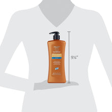 Equate Beauty cocoa conditioning lotion bottle with pump, 9¼ inches tall