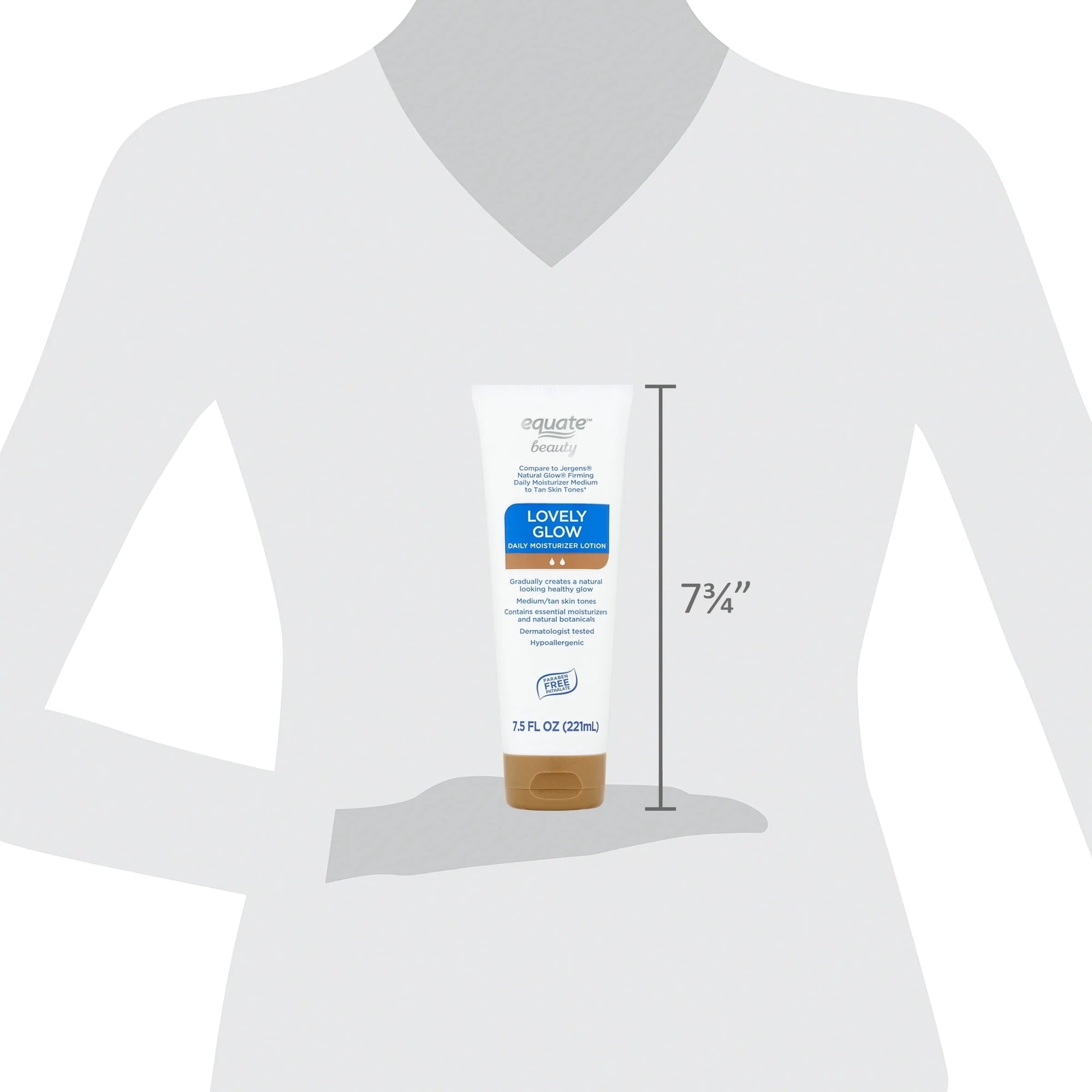 Equate Beauty Lovely Glow Daily Moisturizer Lotion, 7.5 fl oz