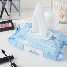 Original Clean re-moistened cleansing wipes with white tissue dispenser