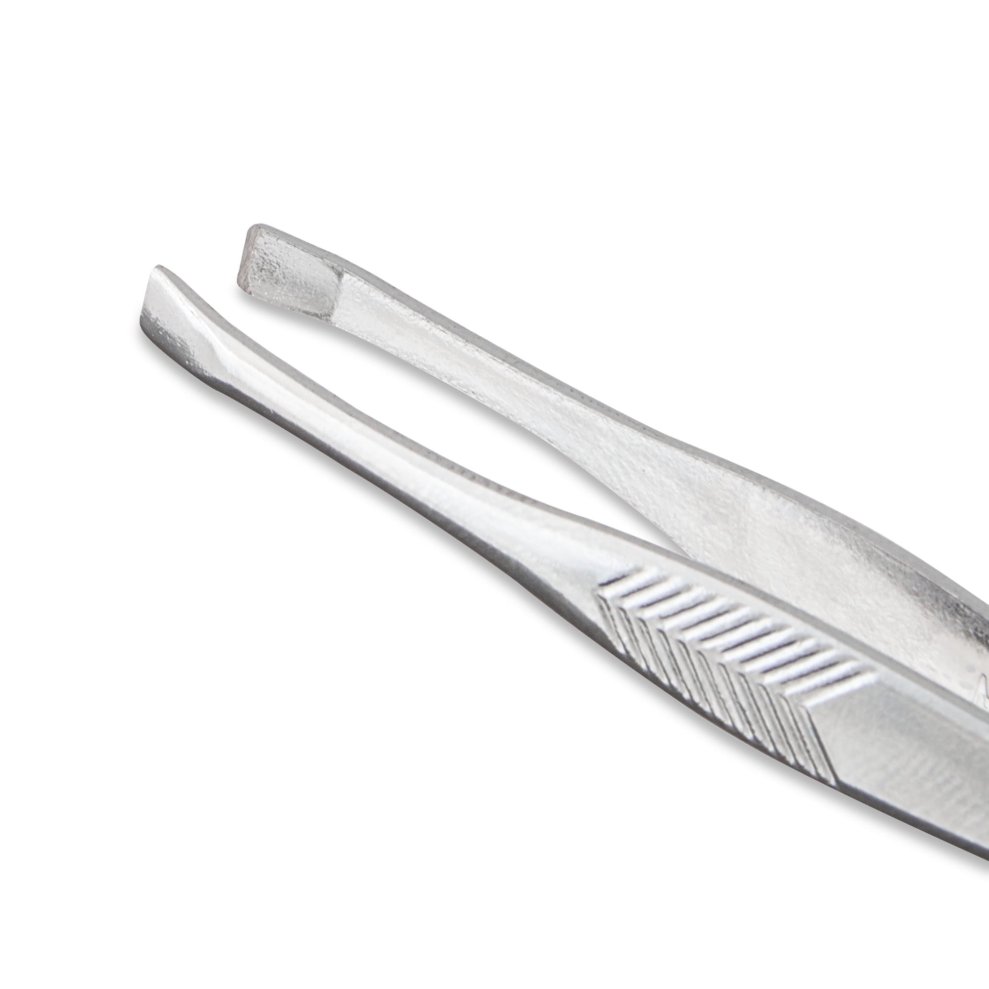 (4 pack) Equate Stainless Steel Duo Slant and Square-Tip Tweezer Set, 2 Pieces