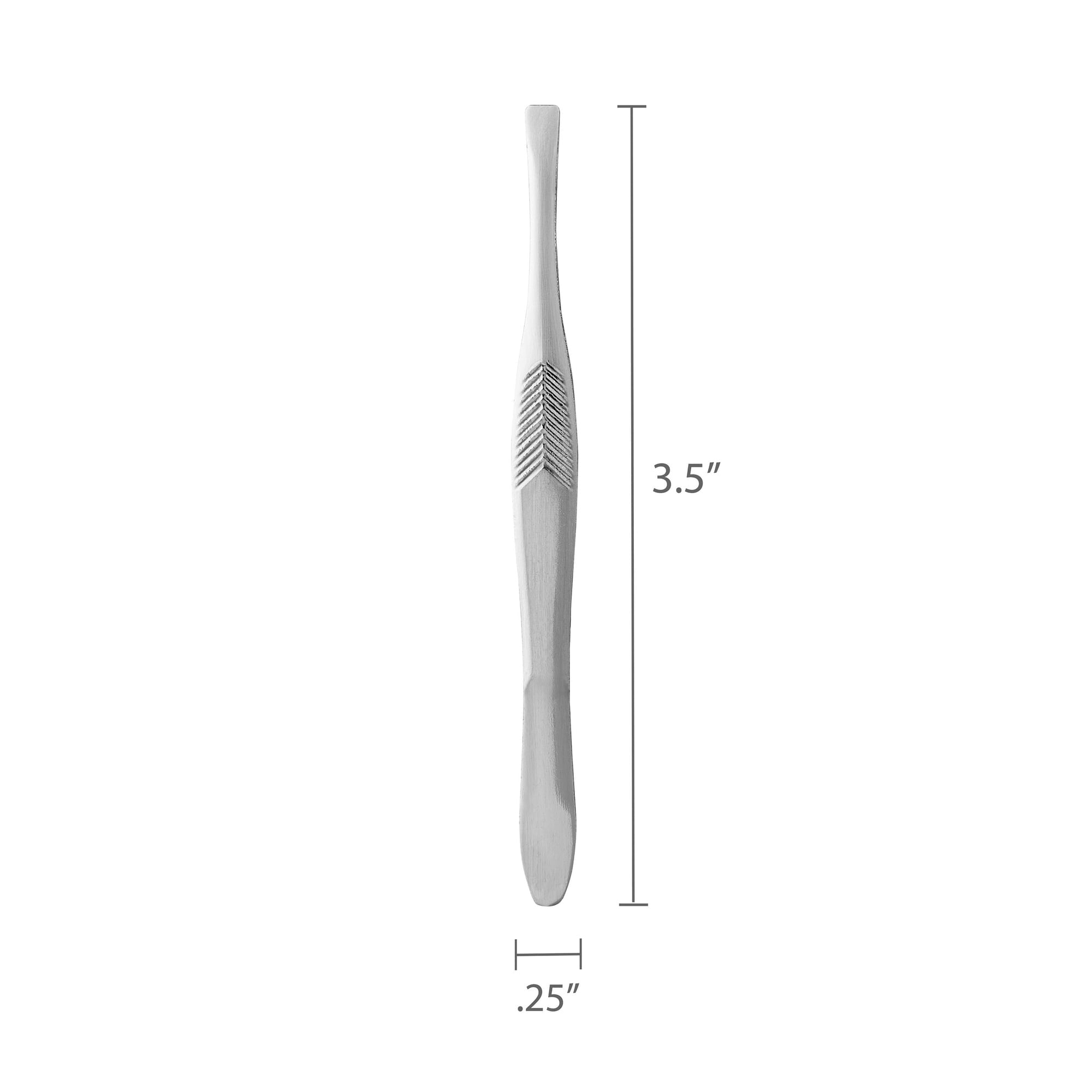 (4 pack) Equate Stainless Steel Duo Slant and Square-Tip Tweezer Set, 2 Pieces