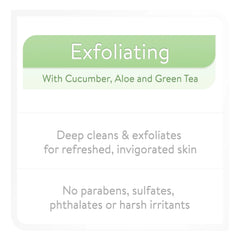 Equate Exfoliating Cleansing Towelettes with Cucumber, Aloe, and Green Tea, 100 Count