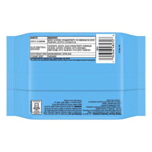 Equate makeup remover cleansing towelettes back label with ingredients list and barcode