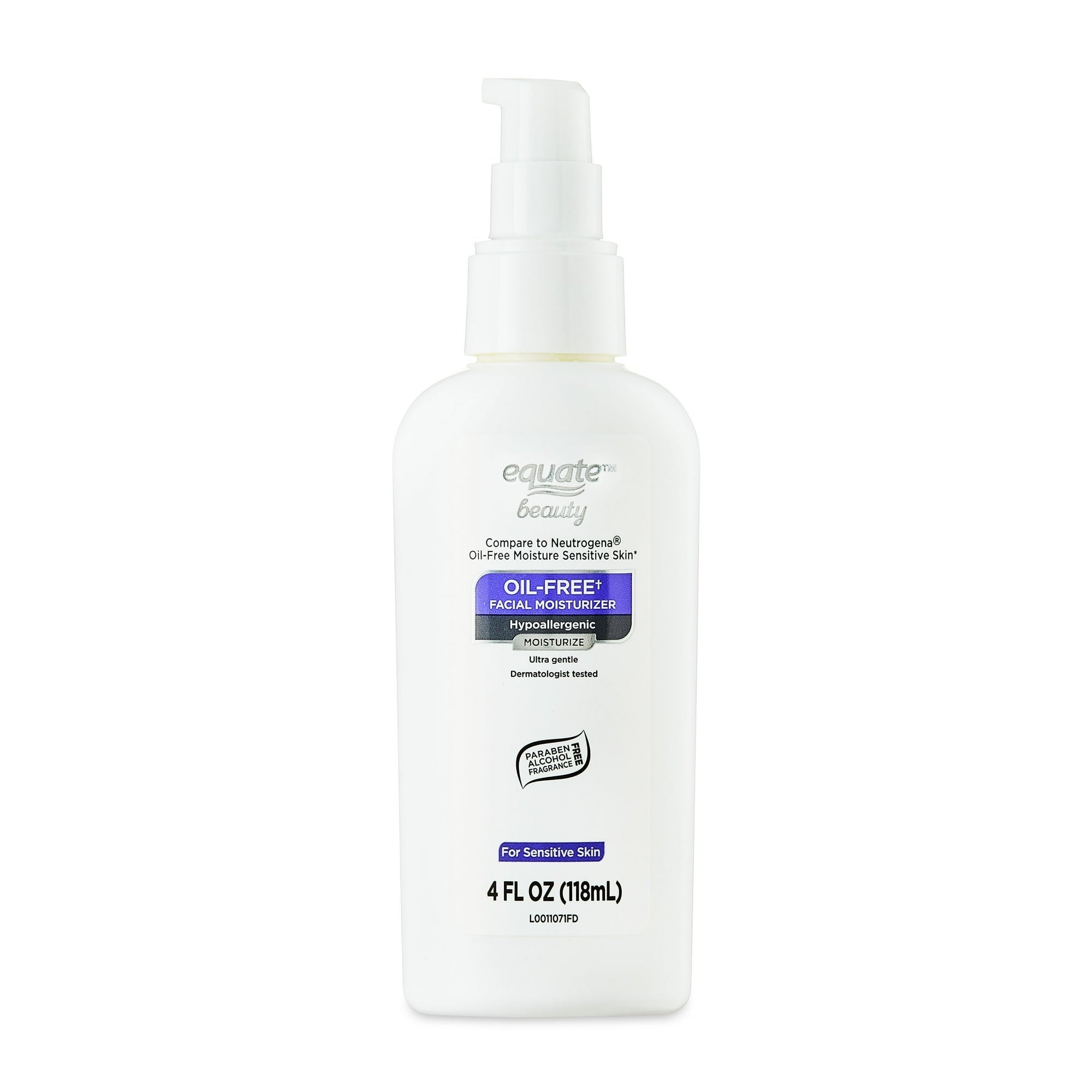 Equate Facial Moisturizer for Sensitive Skin, 4 fl oz