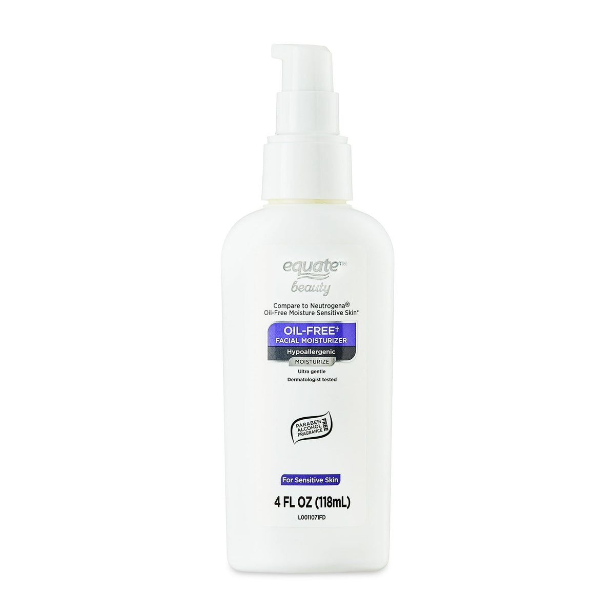 Equate Facial Moisturizer for Sensitive Skin, 4 fl oz