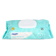 Unscented wipes pack with flip-top lid, turquoise, 72 count