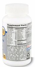Multivitamin supplement bottle with Supplement Facts nutrition panel