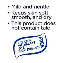 Free-from badge: paraben, phthalate, dye, quaternium 15; mild and gentle