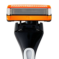 Equate Men's 5-Blade Razor with Trimmer and 2 Cartridge Refills, Black