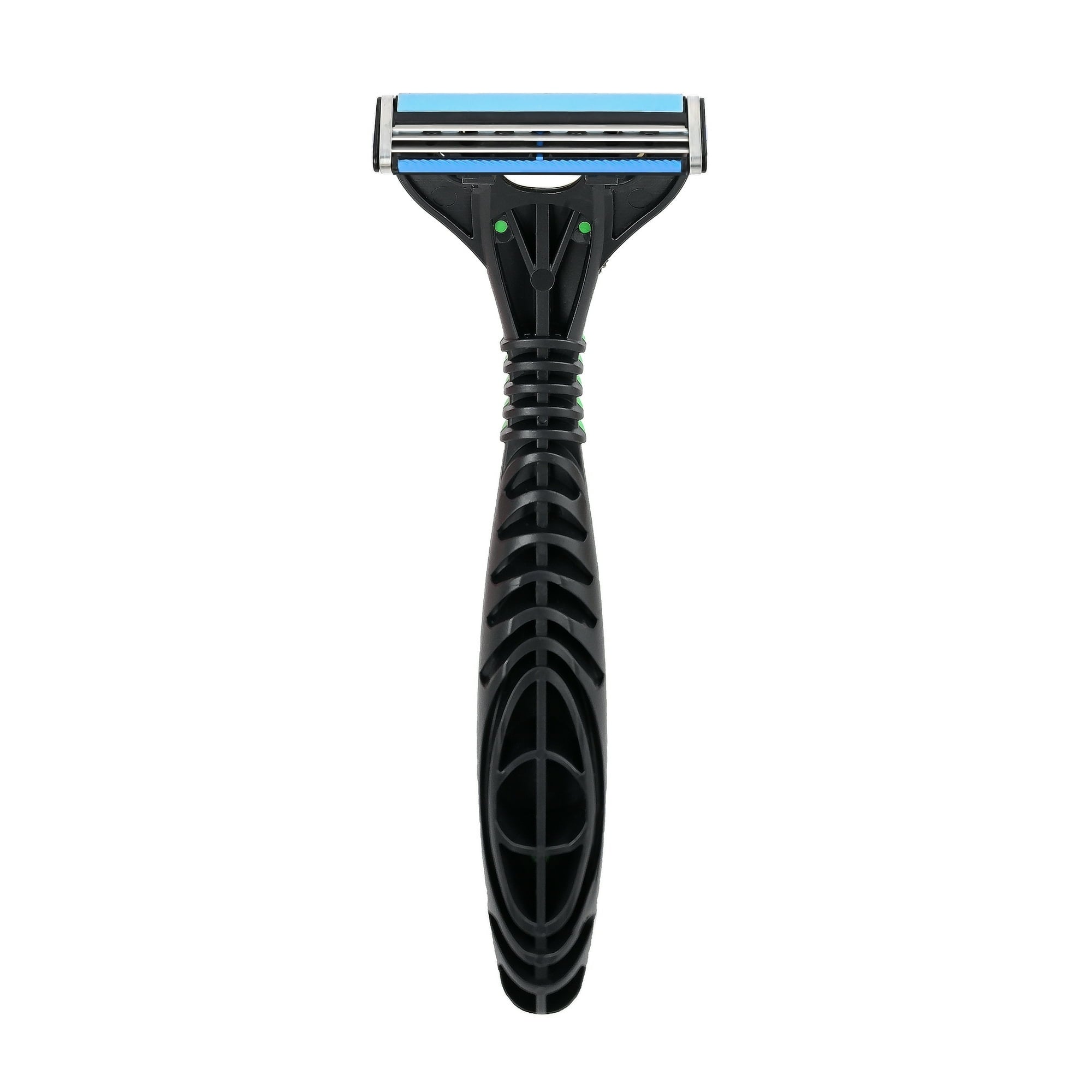 Equate Men's 3-Blade Sensitive Disposable Razors, Green and Black, 8 Count