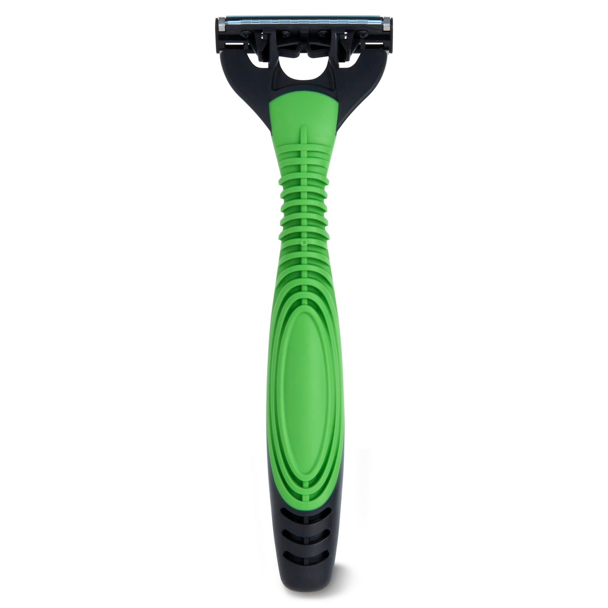 Equate Men's 3-Blade Sensitive Disposable Razors, Green and Black, 8 Count