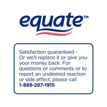 Satisfaction guarantee card for incontinence pads with customer service phone number