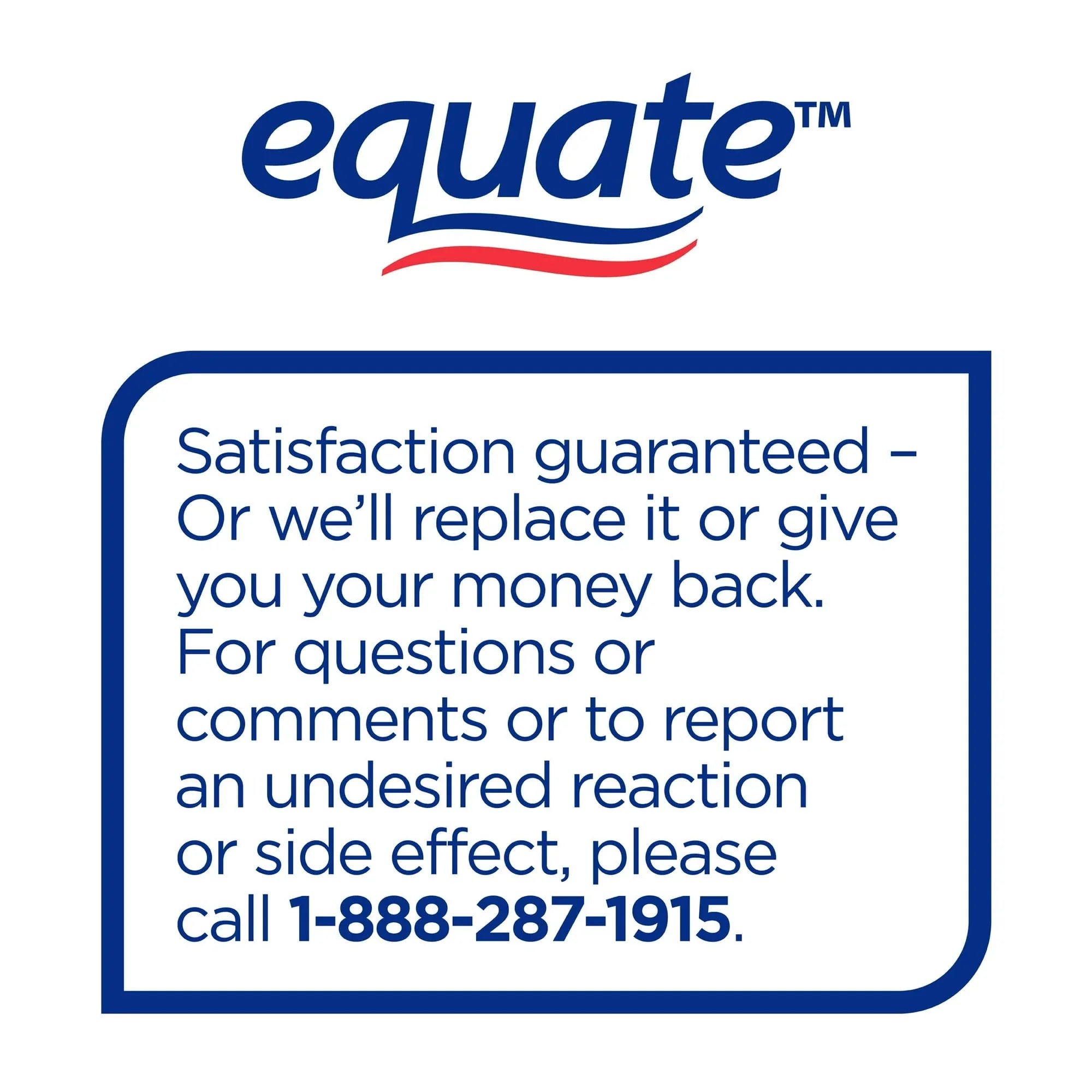 Equate Options Women's Incontinence Pads, Moderate Absorbency, Regular Length, Size 2, 72 Count
