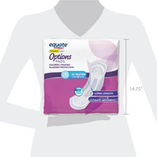 Incontinence pad package, long length, 51-count, ultimate absorbency bladder leak pads