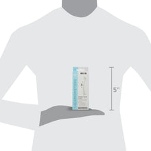 Temple Touch digital thermometer retail box shown held with 5 in size marking