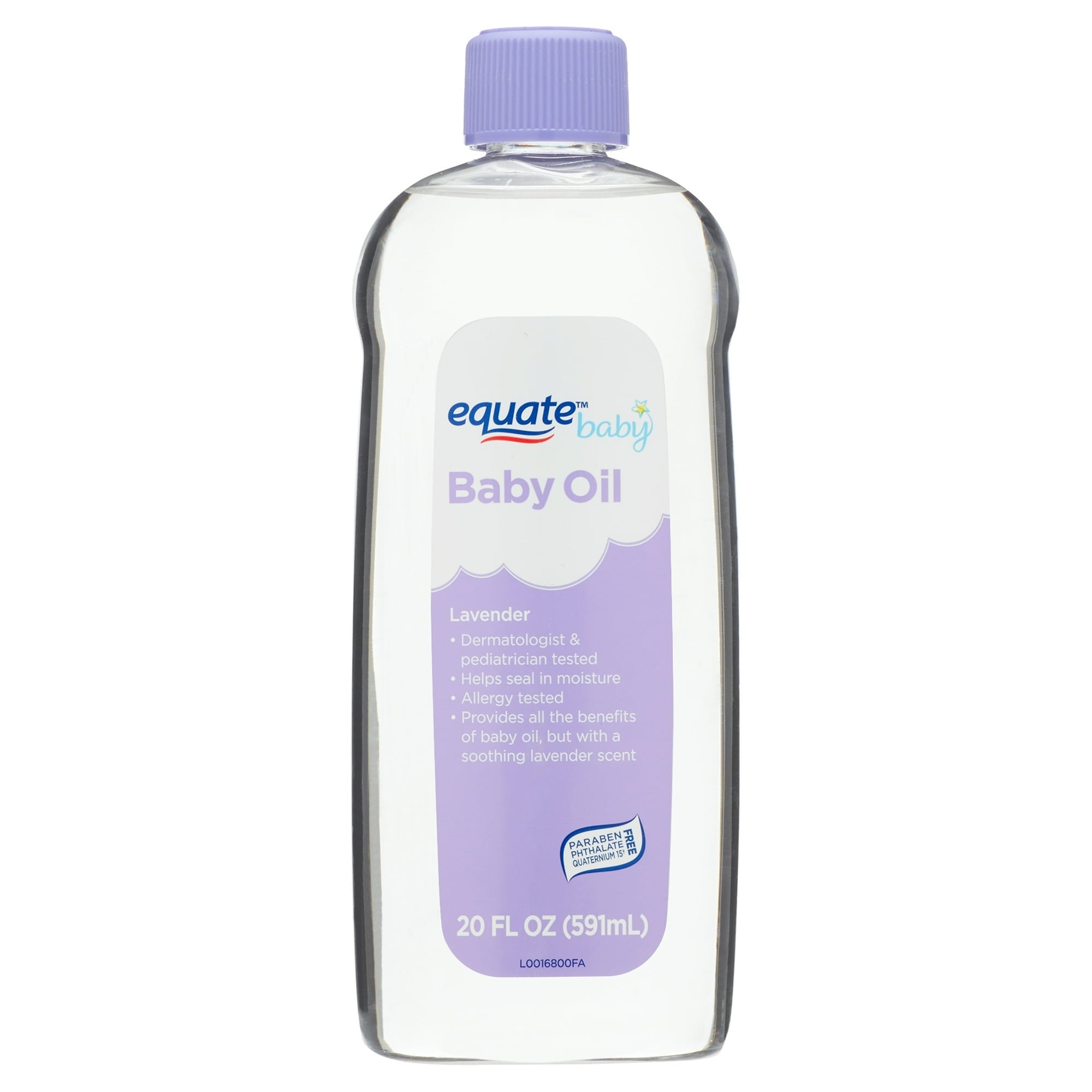 Equate Baby Oil, Lavender, 20 fl oz