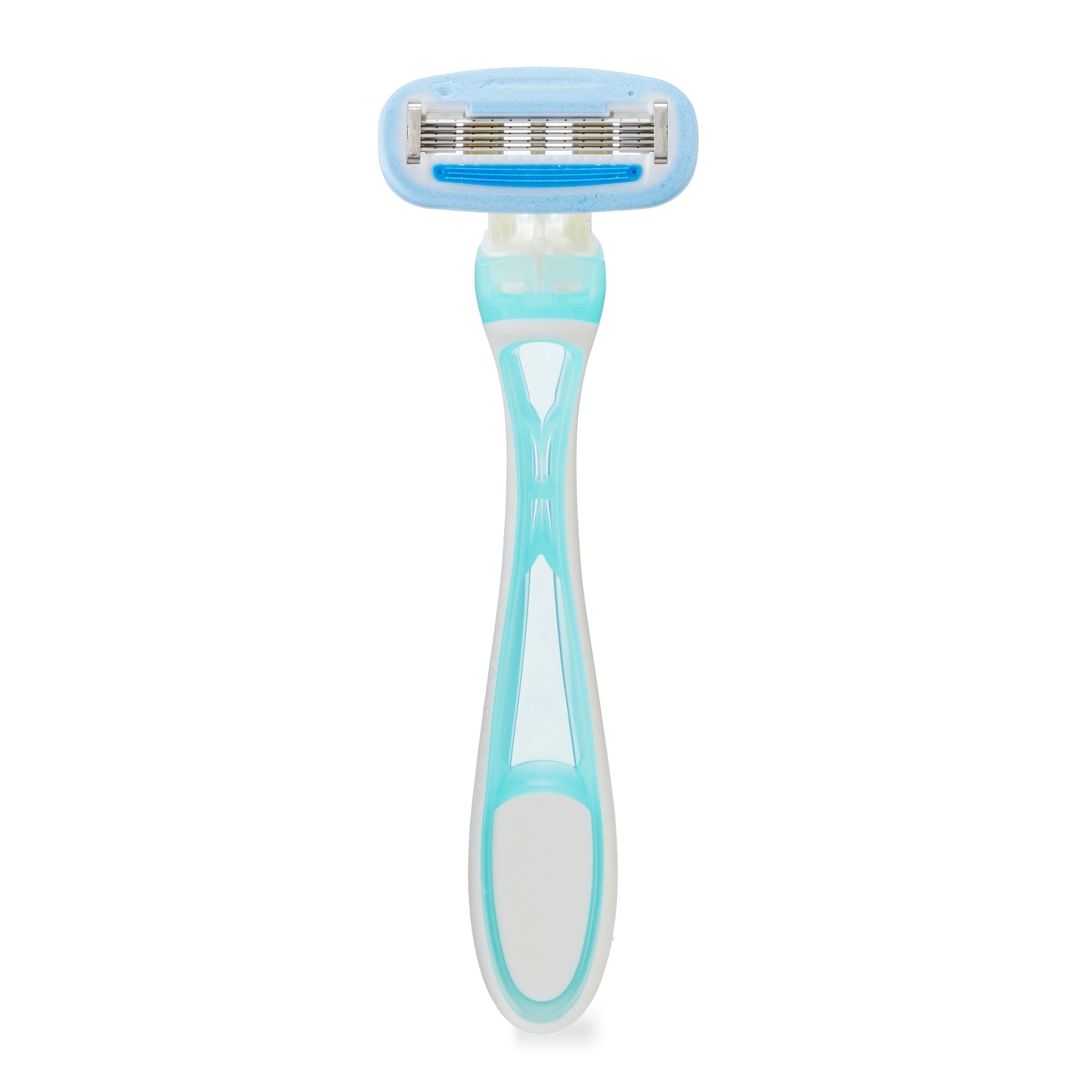 Equate Women's 5-Blade Disposable Razors, Blue, 6 Count