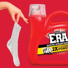 Era Active Stainfighter liquid detergent bottle with hand holding fabric