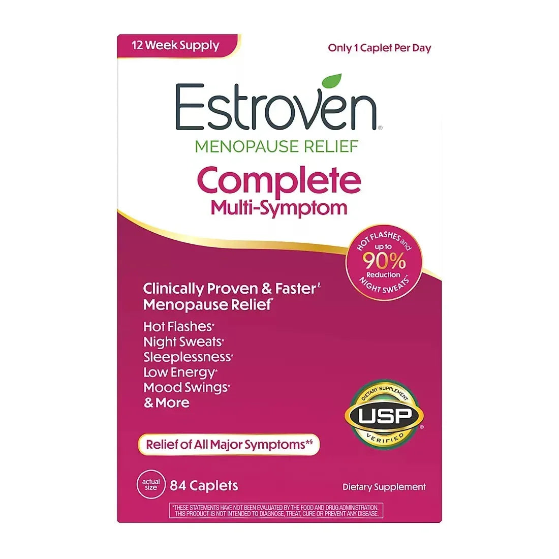 Estroven Complete Daily Supplement for Women, 84 Count