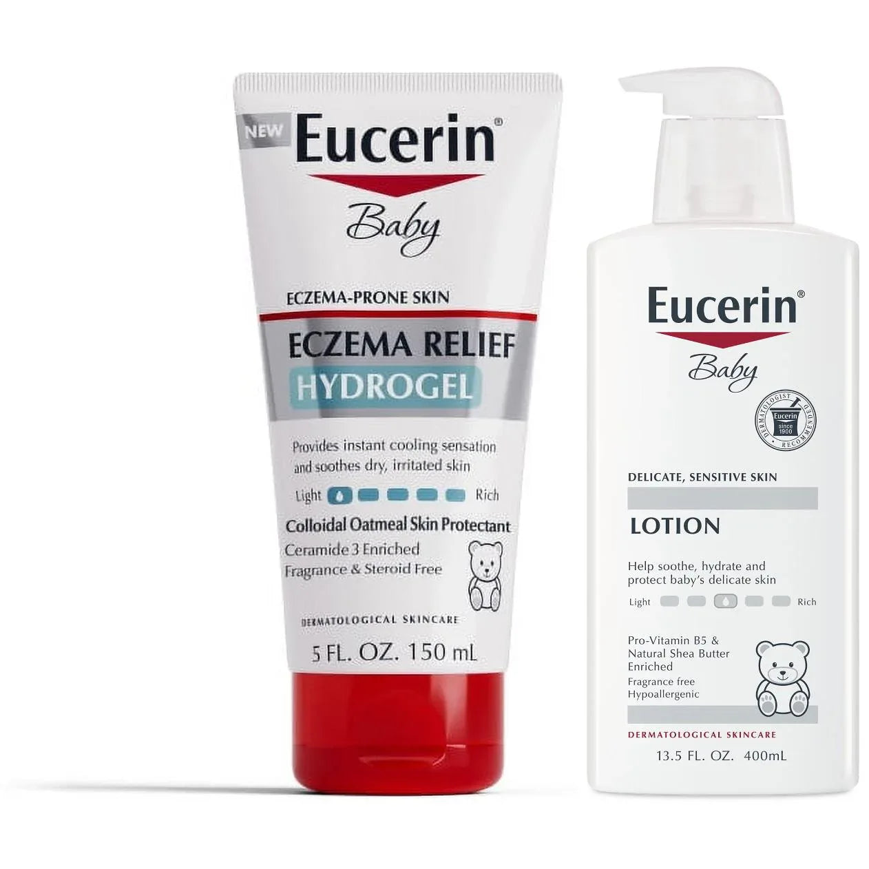 Eucerin Baby Lotion Fragrance Free Gentle Moisturizer 13.5 fl oz - USA MEGA SHOP