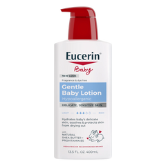 Eucerin Baby Lotion Fragrance Free Gentle Moisturizer 13.5 fl oz
