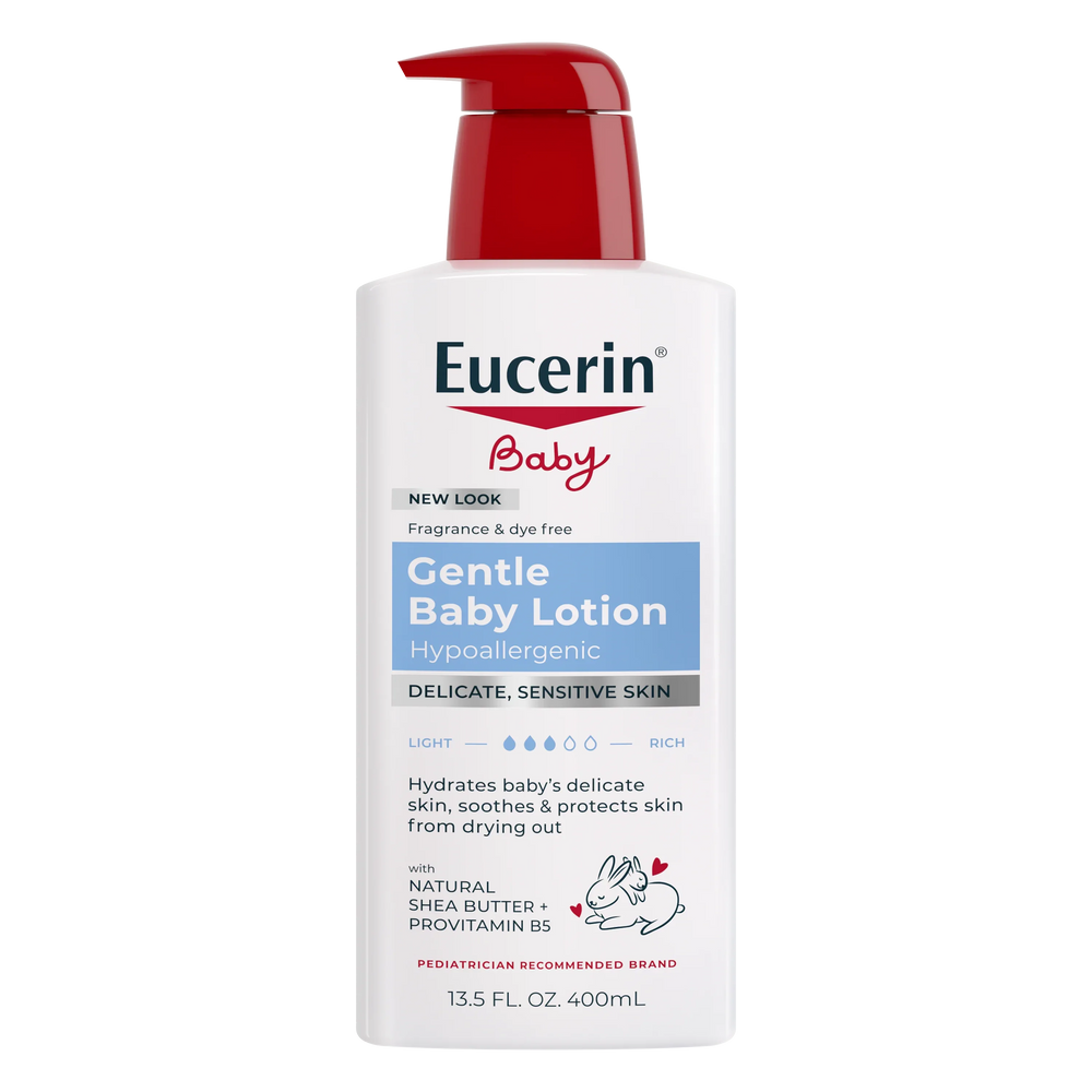 Eucerin Baby Lotion Fragrance Free Gentle Moisturizer 13.5 fl oz - USA MEGA SHOP