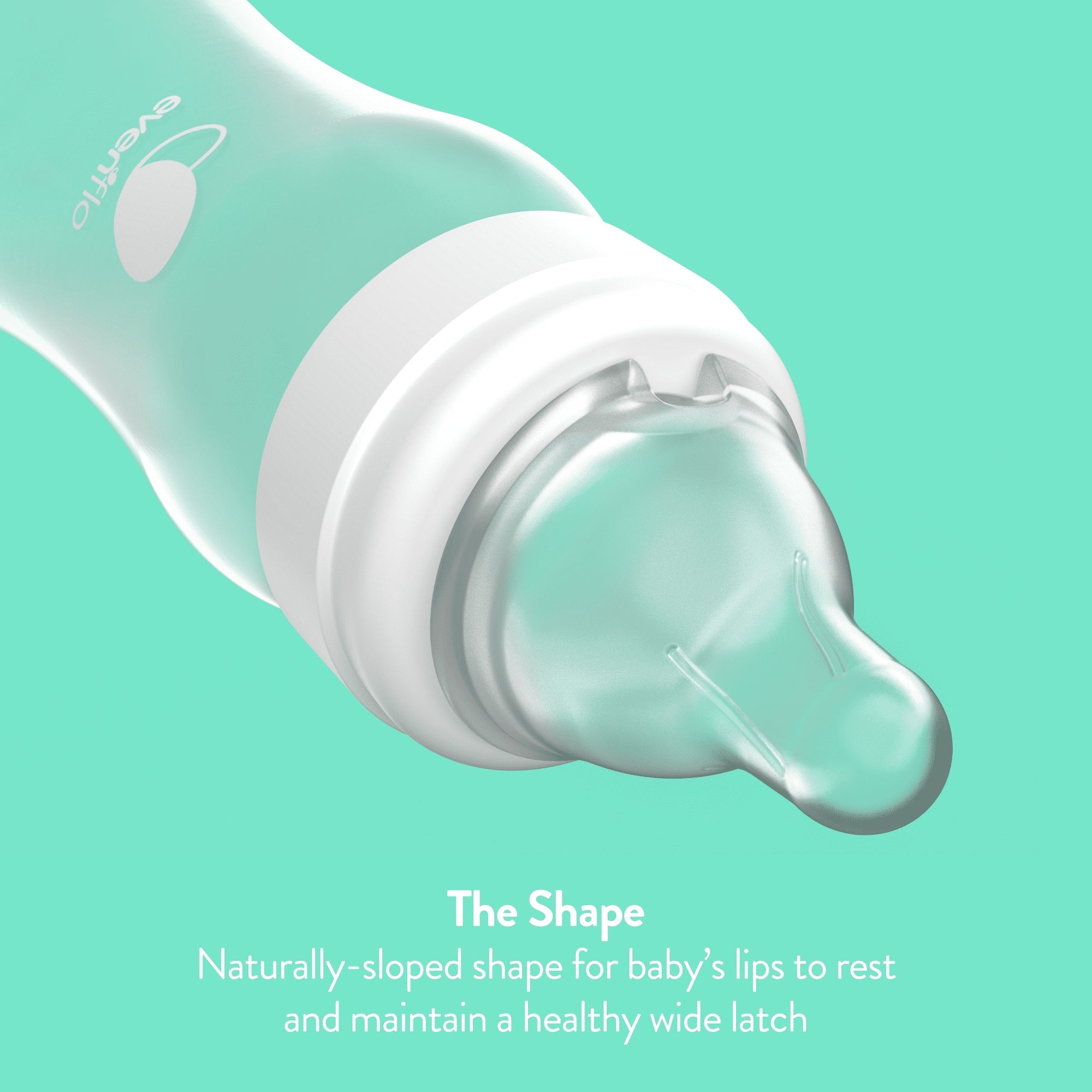 Evenflo Balance + Standard Neck Plastic Baby Bottles, Clear, BPA-Free, 9 oz