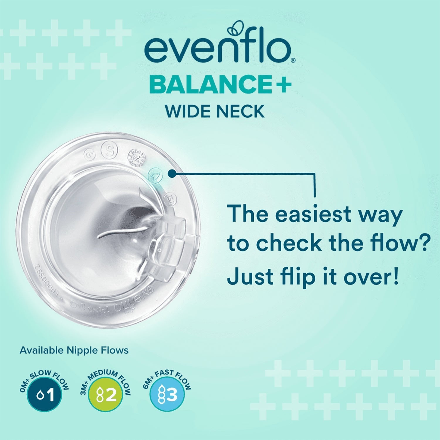 Evenflo Balance+ Wide Neck Baby Bottles, Clear/White, 5oz, 2-Pack