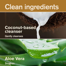 Beard wash and conditioner with aloe vera and creamy foam texture