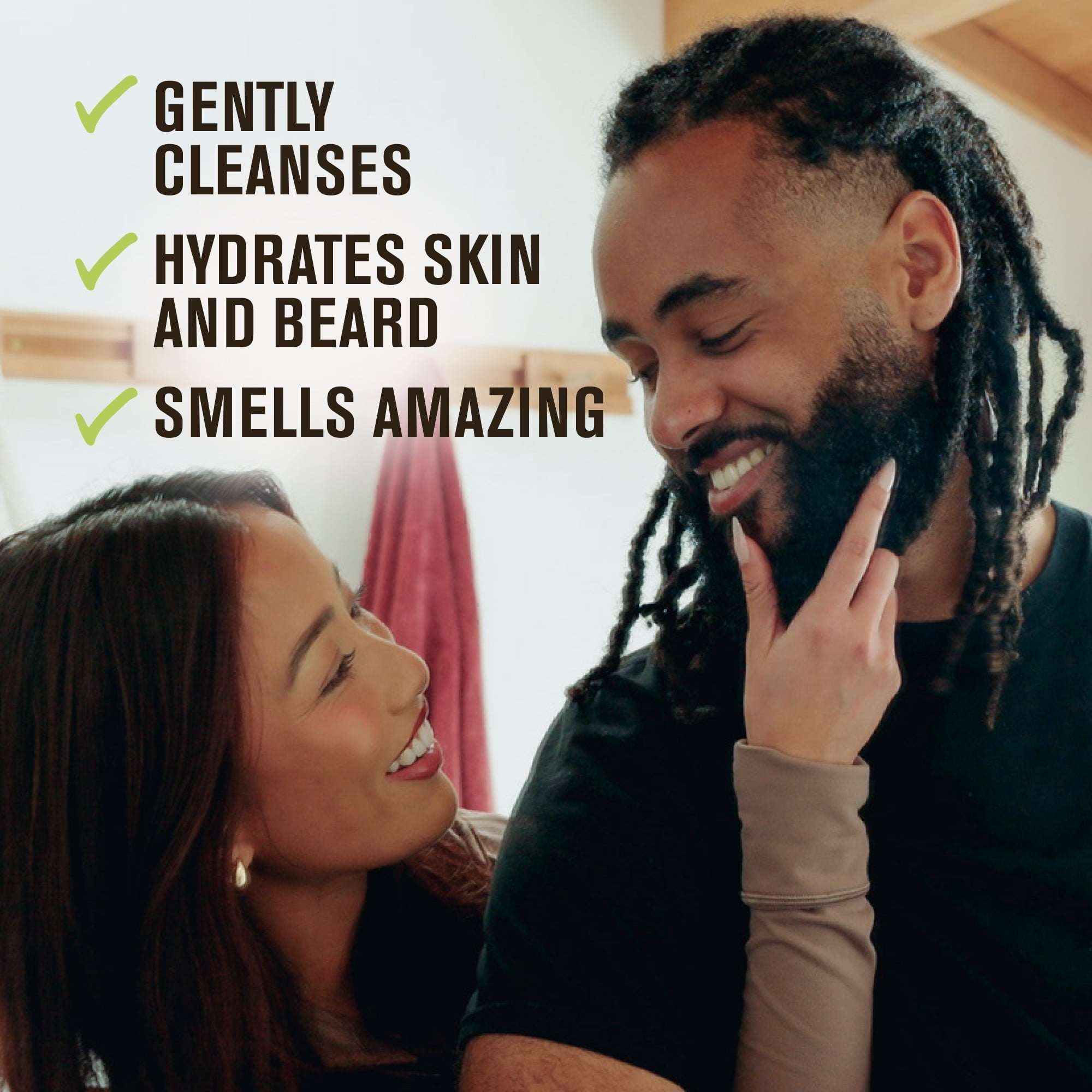 Every Man Jack Sandalwood Beard Wash and Beard Care Conditioner for Men, 6.7 fl oz