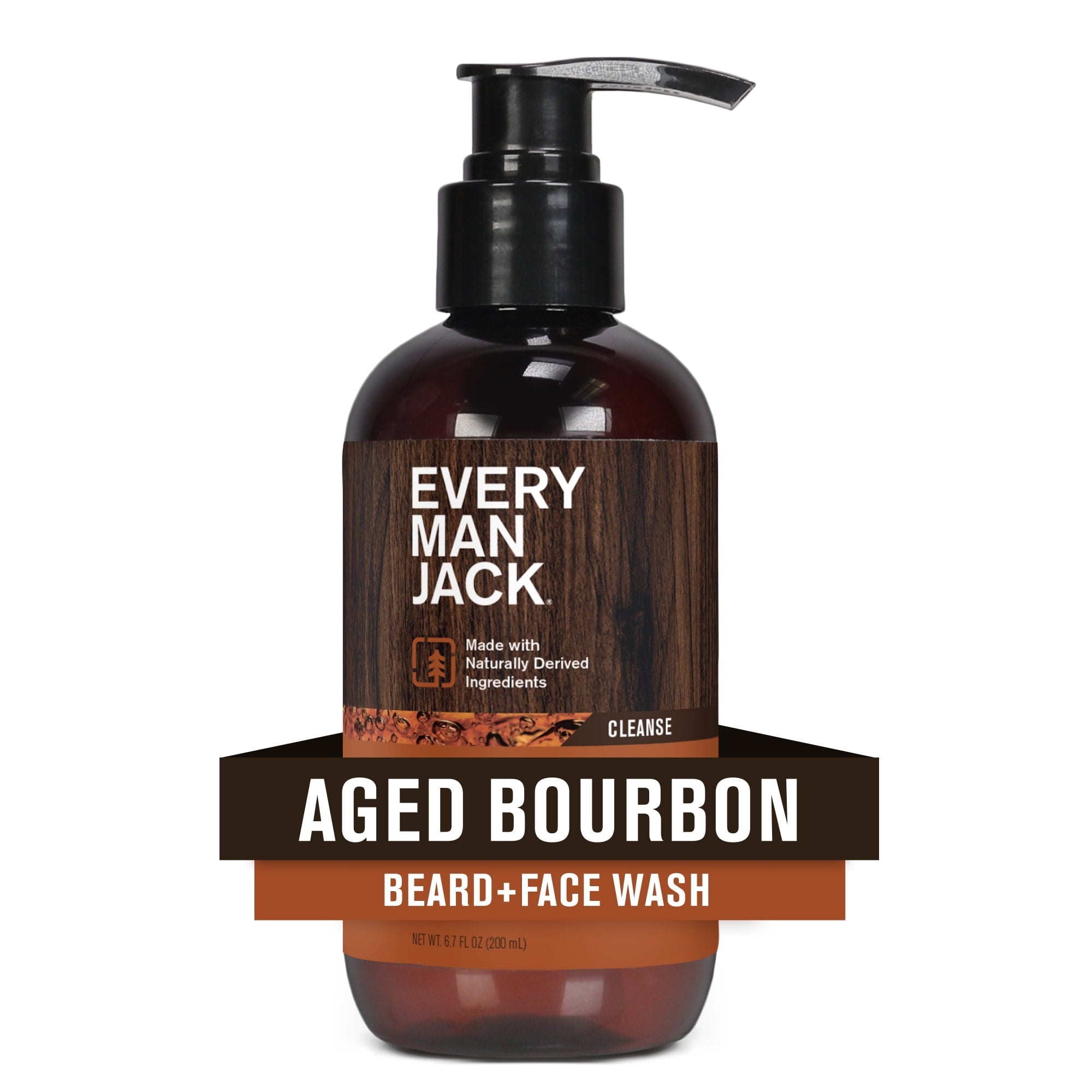 Every Man Jack Sandalwood Beard Wash and Beard Care Conditioner for Men, 6.7 fl oz