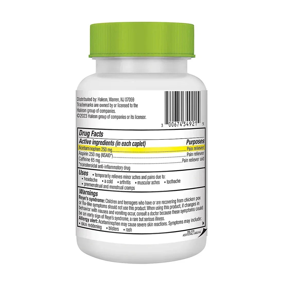Excedrin Extra Strength Pain Relief Caplets, 300 Count