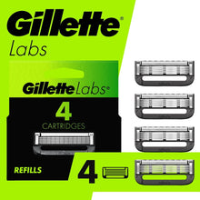 Gillette Labs razor cartridges pack showing four cartridges and four refills