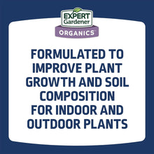 Earthworm castings label: improve plant growth and soil composition for indoor & outdoor plants