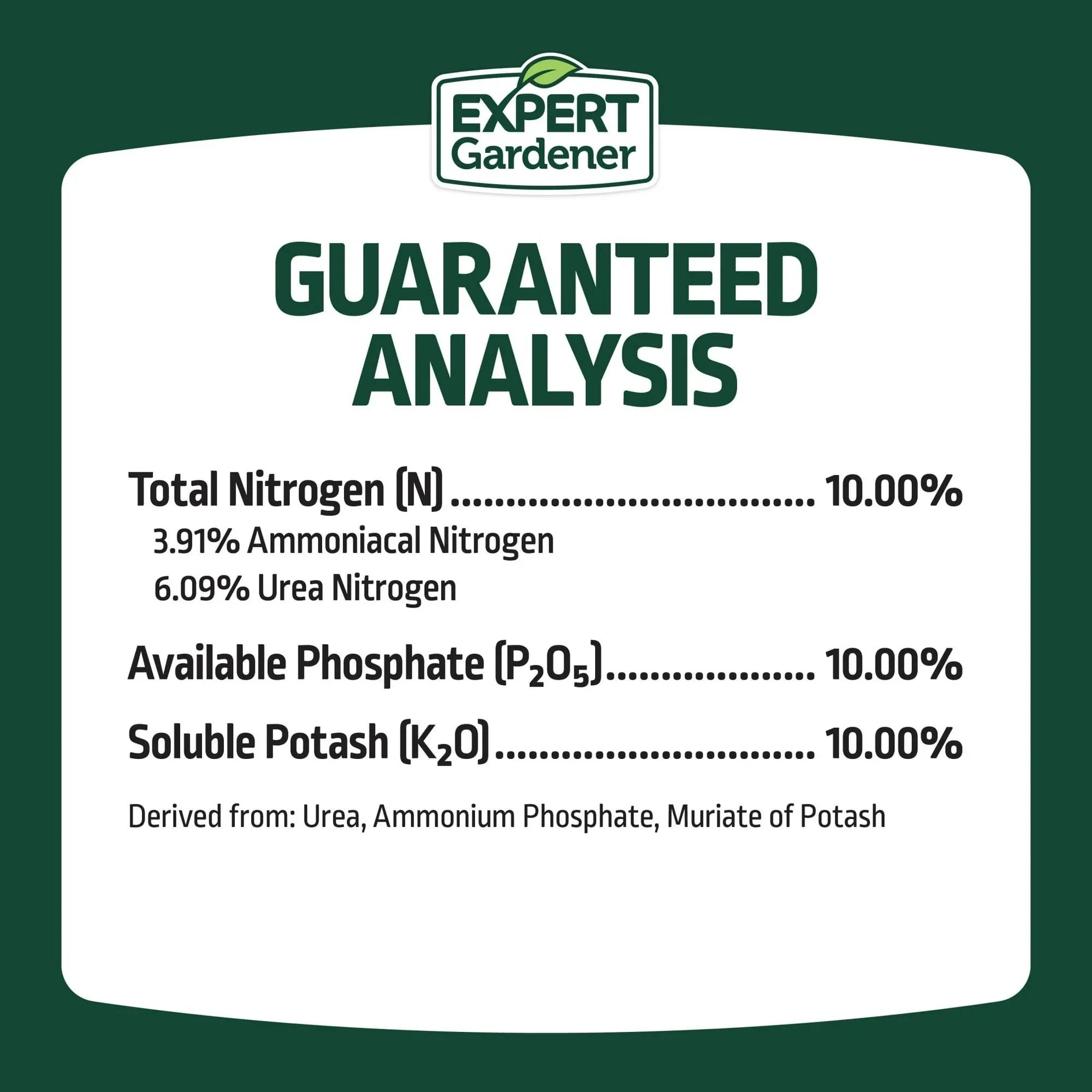 Expert Gardener All Purpose Plant Fertilizer, 10-10-10 Fertilizer