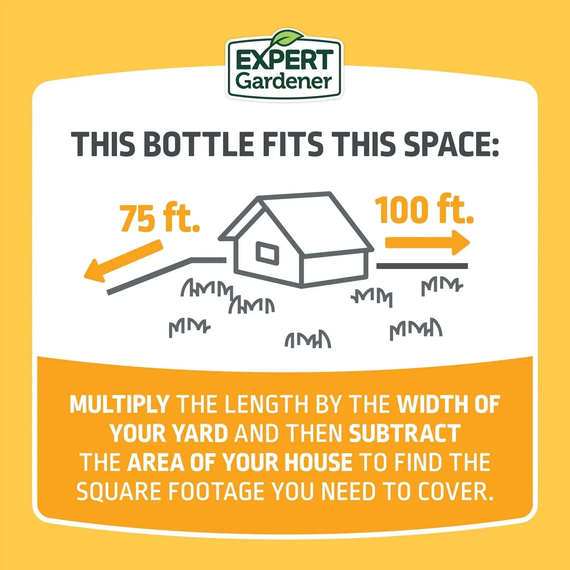 Expert Gardener Liquid Lawn Food Fertilizer & Weed Control, Ready-to-Spray, 32 Fl Oz