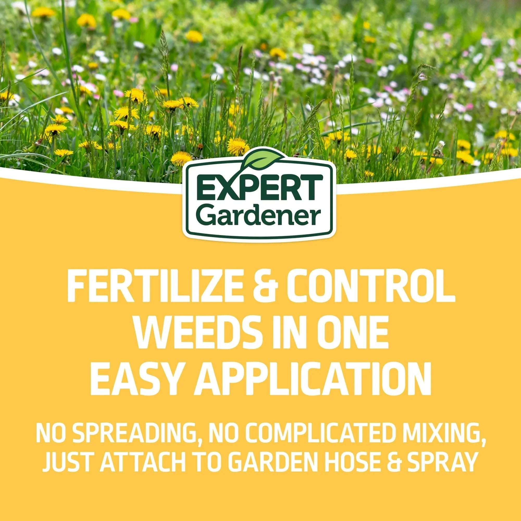 Expert Gardener Liquid Lawn Food Fertilizer & Weed Control, Ready-to-Spray, 32 Fl Oz