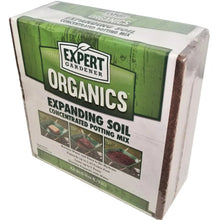 Expert Gardener organics expanding soil potting mix box, angled view