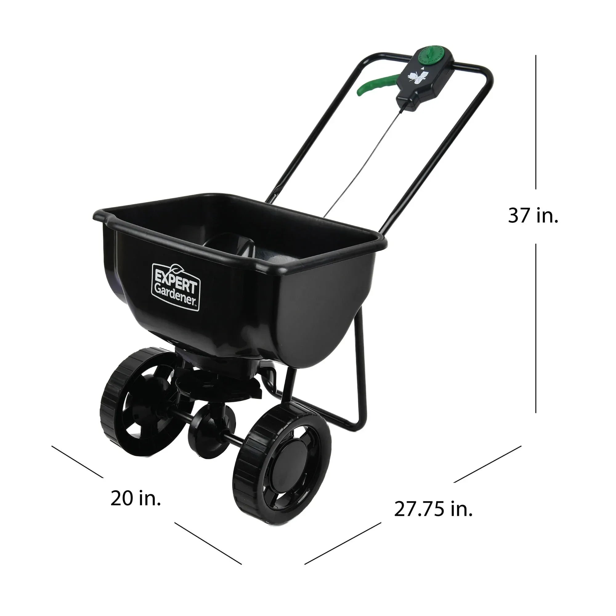 Expert Gardener 66 lb Capacity Push Broadcast Spreader