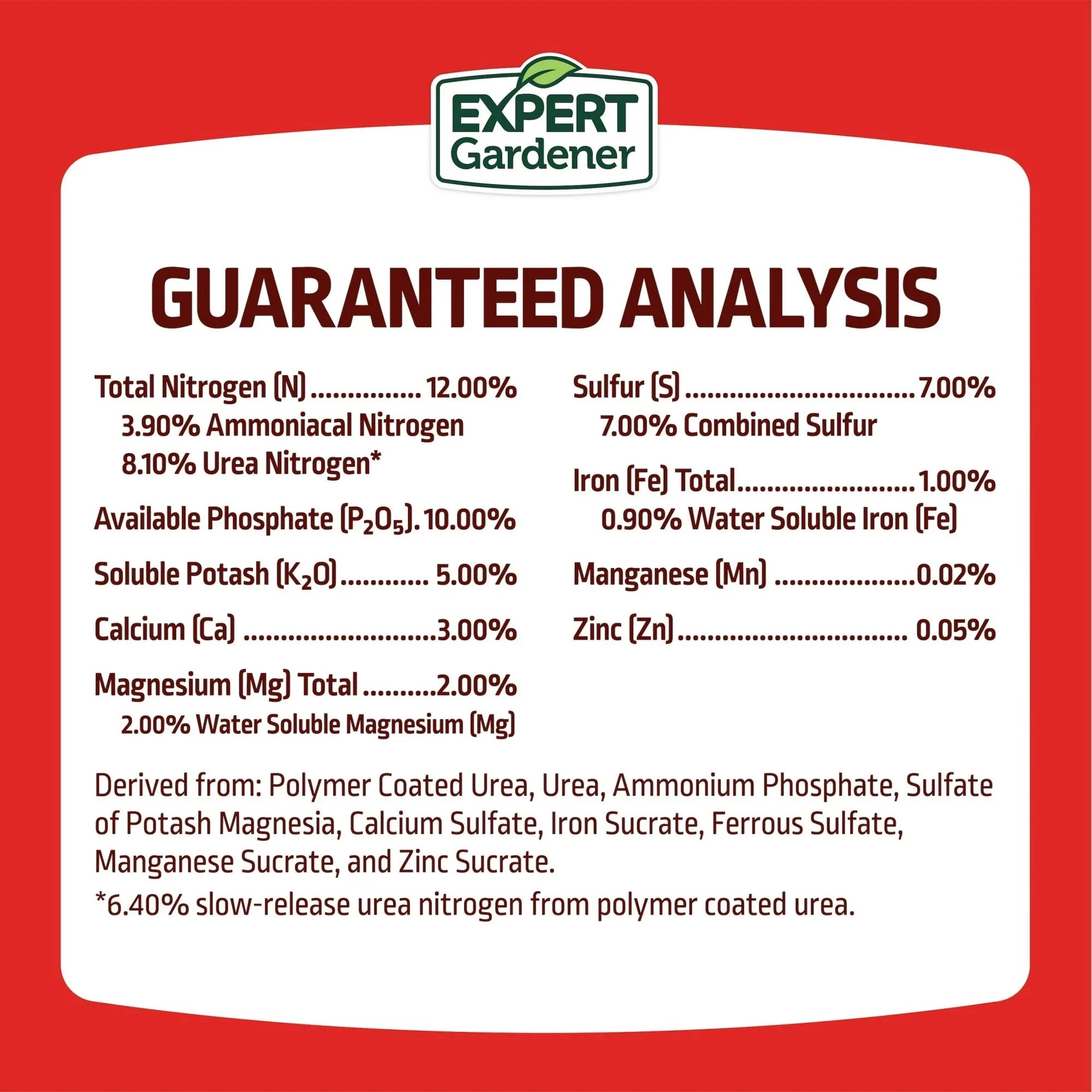 Expert Gardener Tomato & Vegetable Garden Plant Food Fertilizer, 12-10-5 Fertilizer