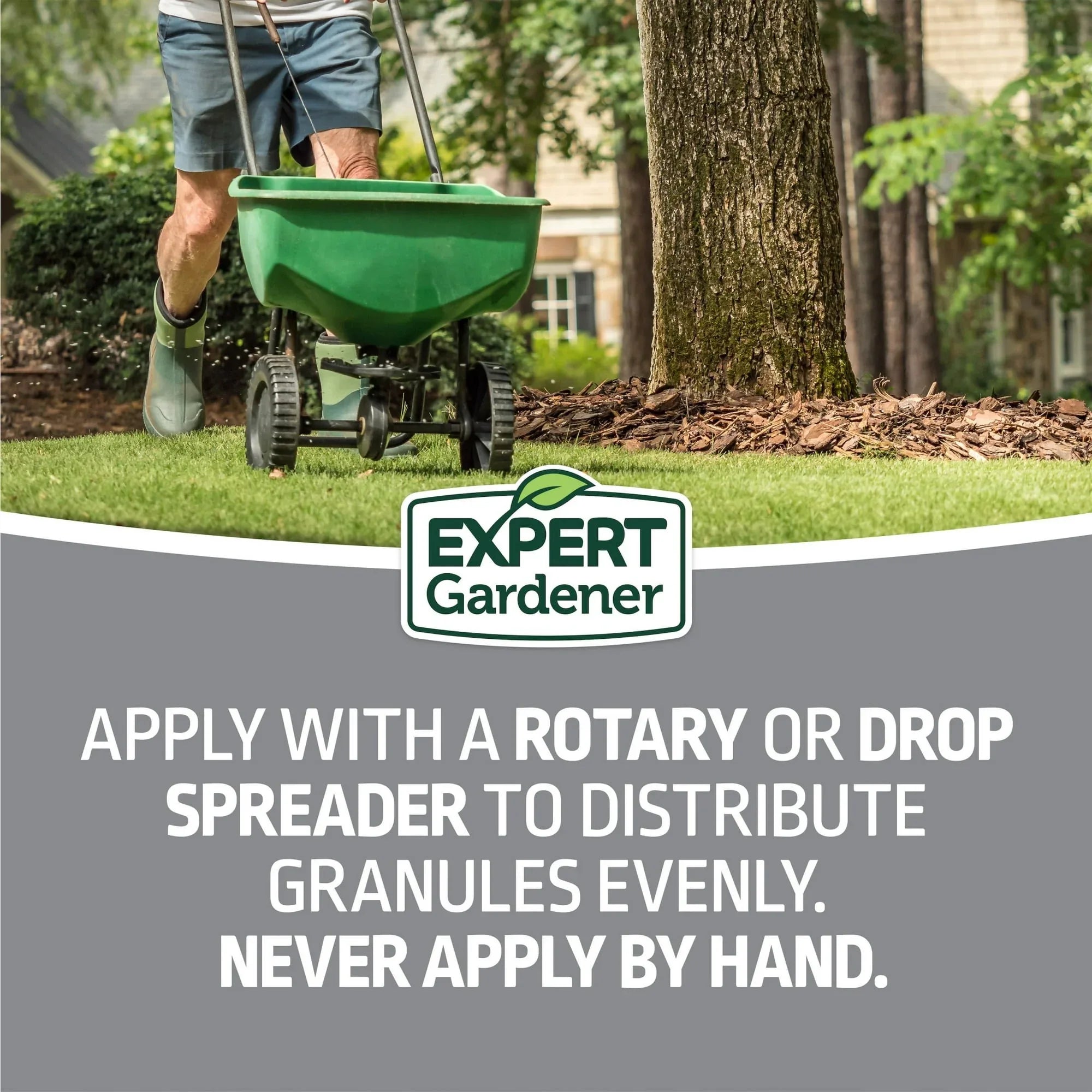 Expert Gardener Weed & Feed Plus Crabgrass Control, Lawn Fertilizer 18-0-1, 12 lb. Prevents up to 5 Months