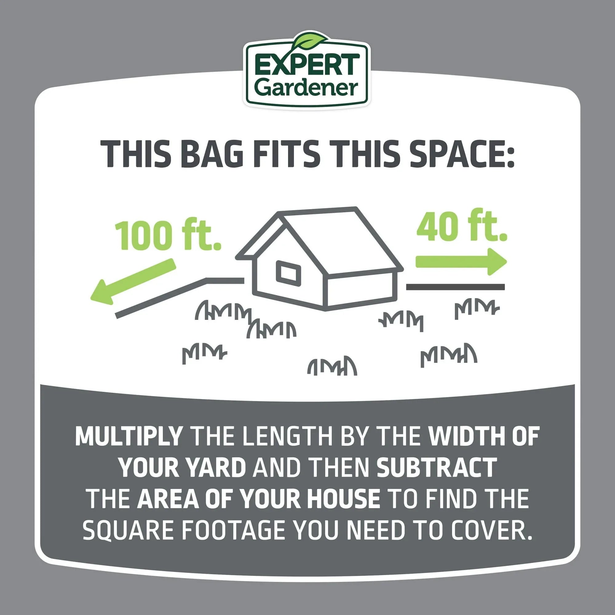 Expert Gardener Weed & Feed Plus Crabgrass Control, Lawn Fertilizer 18-0-1, 12 lb. Prevents up to 5 Months