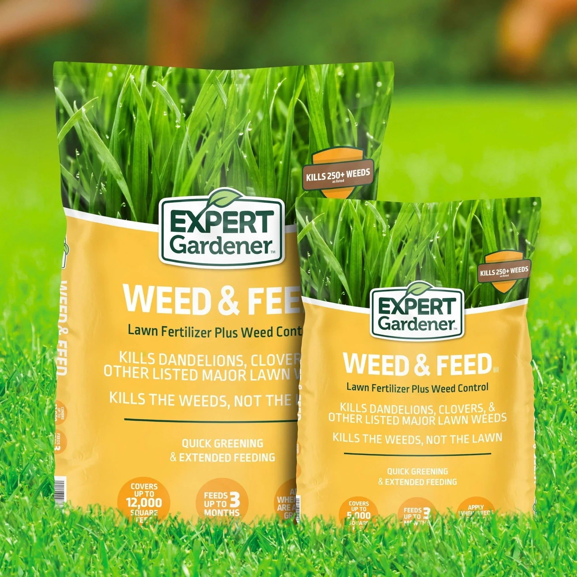 Expert Gardener Weed & Feed, 28-0-3 Lawn Fertilizer and Weed Control