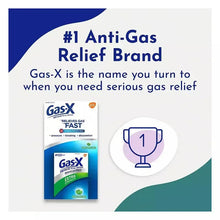 Anti-gas relief brand display with small gas relief softgels box